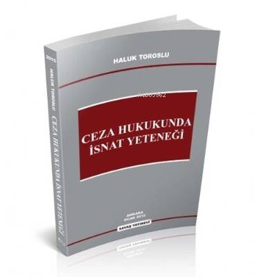 Ceza Hukukunda İsnat Yeteneği - 1