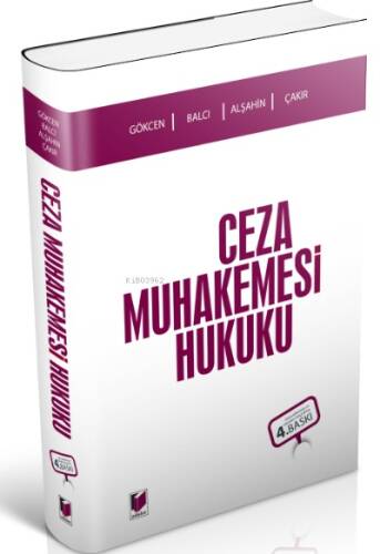 Ceza Muhakemesi Hukuku - 1