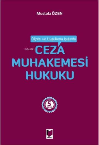 Ceza Muhakemesi Hukuku - 1