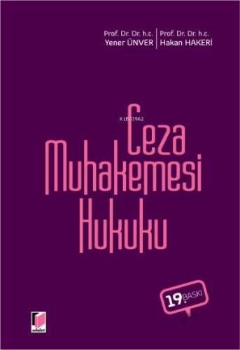 Ceza Muhakemesi Hukuku - 1