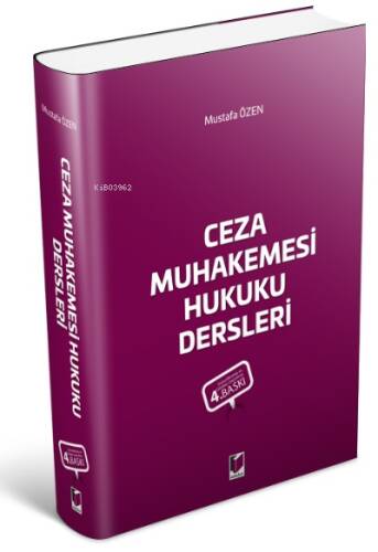 Ceza Muhakemesi Hukuku Dersleri - 1