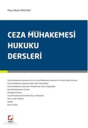 Ceza Muhakemesi Hukuku Dersleri - 1