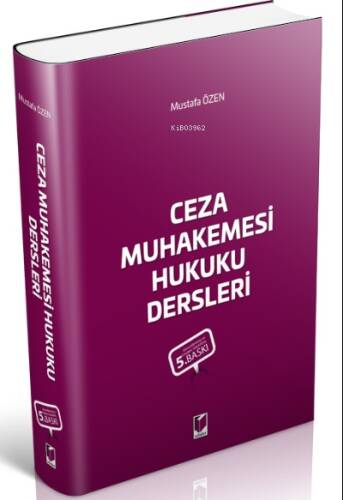 Ceza Muhakemesi Hukuku Dersleri - 1