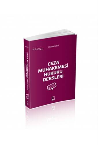 Ceza Muhakemesi Hukuku Dersleri - 1