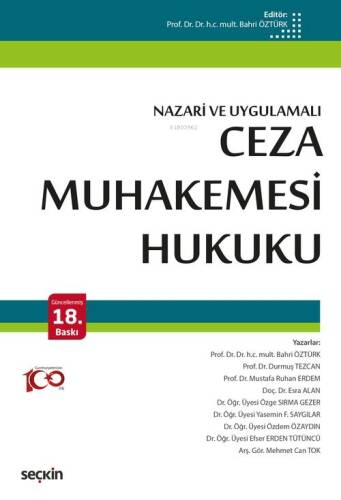 Ceza Muhakemesi Hukuku (Nazari ve Uygulamalı) - 1