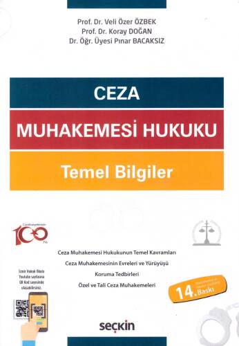 Ceza Muhakemesi Hukuku Temel Bilgiler - 1