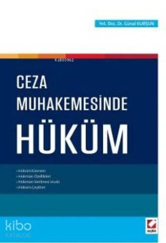 Ceza Muhakemesinde Hüküm - 1