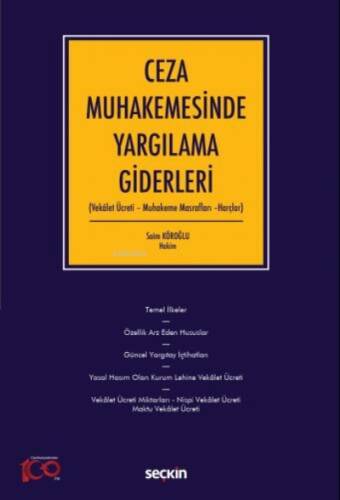 Ceza Muhakemesinde Yargılama Giderleri - 1