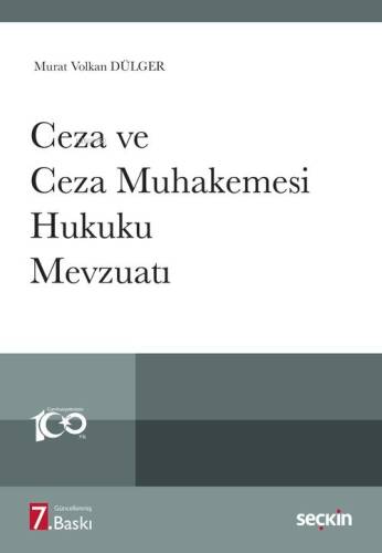 Ceza ve Ceza Muhakemesi Hukuku Mevzuatı - 1