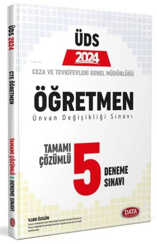 Ceza ve Tevkifevleri Öğretmen UDS Tamamı 5 Deneme Sınavı - 1