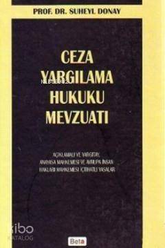 Ceza Yargılama Hukuku Mevzuatı - 1