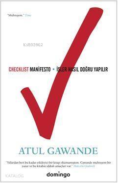 Checklist Manifesto - İşler Nasıl Doğru Yapılır? - 1