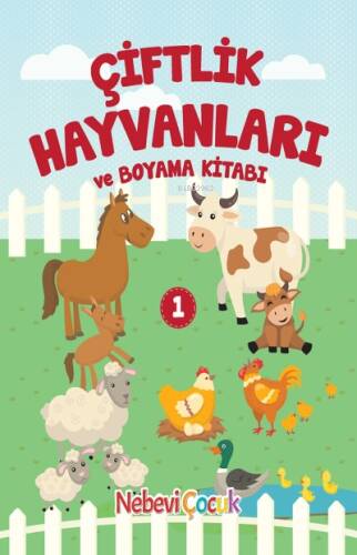 Çiftlik Hayvanları ve Boyama Kitabı – 1 - 1