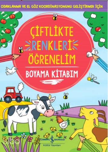 Çiftlikte Renkleri Öğrenelim Boyama Kitabım - 1