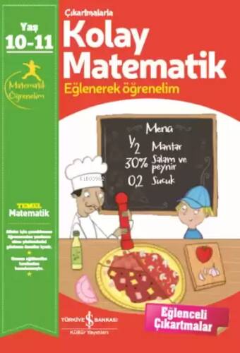 Çıkartmalarla Kolay Matematik 10-11 Yaş; Eğlenerek Öğrenelim - 1