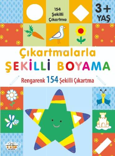 Çıkartmalarla Şekilli Boyama 3 Yaş Üstü - 1