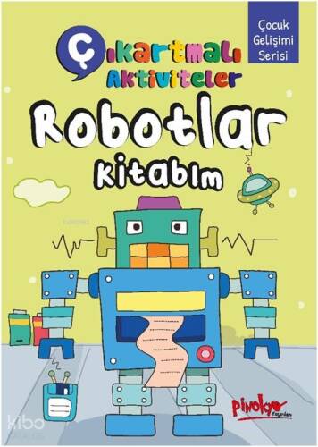 Çıkartmalı Aktiviteler Robotlar Kitabım - 1