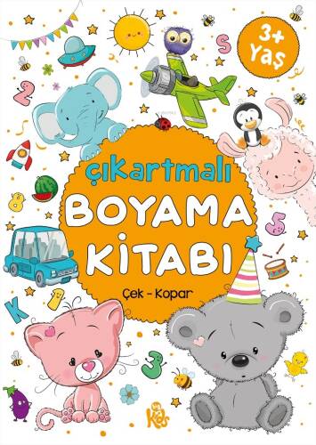 Çıkartmalı Boyama Kitabı - 3 Yaş +;Çek - Kopar - 1