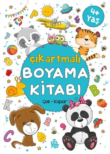 Çıkartmalı Boyama Kitabı - 4 Yaş +;Çek - Kopar - 1