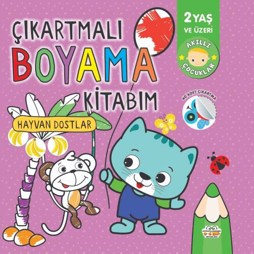 Çıkartmalı Boyama Kitabım- Hayvan Dostlar - 1