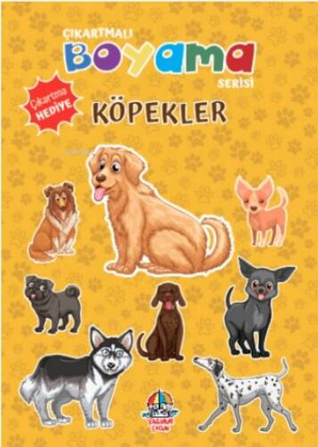 Çıkartmalı Boyama Serisi - Köpekler - 1