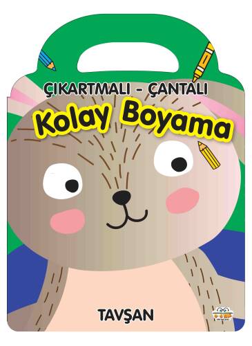 Çıkartmalı Çantalı Kolay Boyama - Tavşan - 1