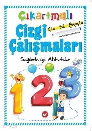 Çıkartmalı Çizgi Çalışmaları - Sayılarla İlgili Aktiviteler - 1