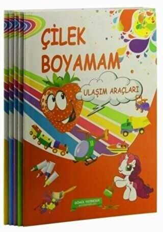 Çilek Boyamam Seti - Ulaşım Araçları 5 Kitap - 1