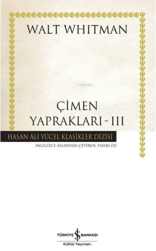 Çimen Yapraklari – Iii - Ciltli - 1