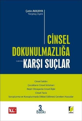 Cinsel Dokunulmazlığa Karşı Suçlar - 1