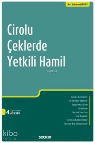 Cirolu Çeklerde Yetkili Hamil - 1