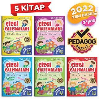 Çizgi Çalışmaları Poşetli 5 Kitap - 1