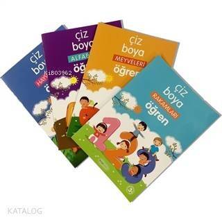 Çocuk Boyama Kitabı (4 Kitap Takım) - 1