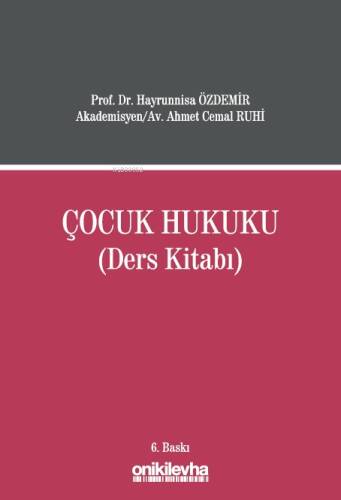 Çocuk Hukuku (Ders Kitabı) - 1