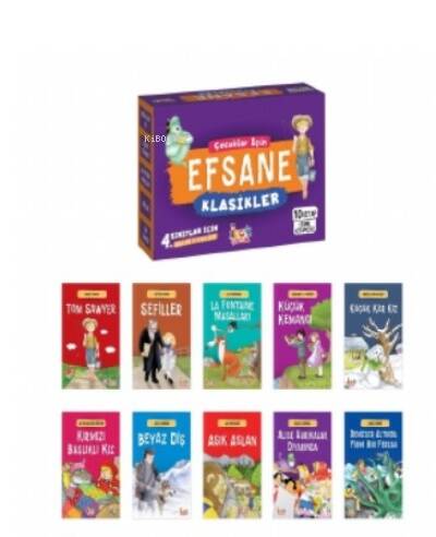 Çocuklar İçin Efsane Klasikler – (10 Kitap+Soru Kitapçığı) - 1