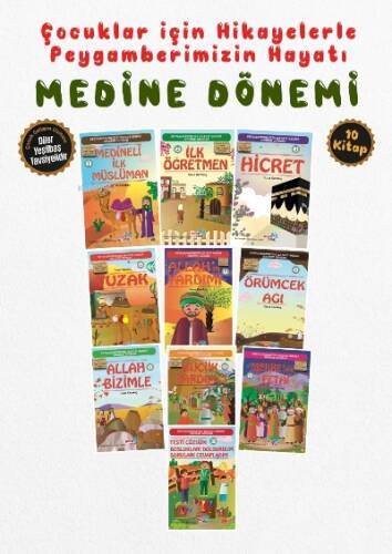 Çocuklar İçin Medine Dönemi Seti (10 Kitap Takım) - 1