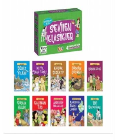 Çocuklar İçin Sevilen Klasikler ;(10 Kitap+Soru Kitapçılığı) - 1