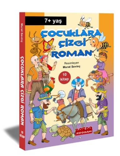 Çocuklara Çizgi Roman (Renkli Resimli 10 Kitap set) 7+Yaş - 1