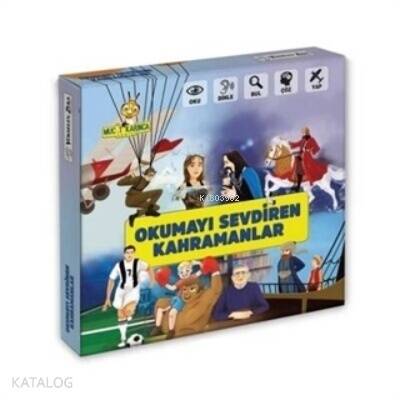 Çocuklara Okumayı Sevdiren Kahramanlar Seti - Aktivite Eğitici Kitap - 1