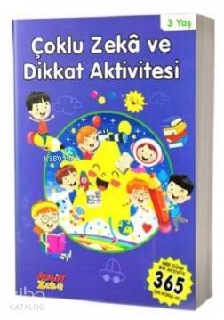 Çoklu Zeka ve Dikkat Aktivitesi 3 Yaş - Mavi Kitap - 1