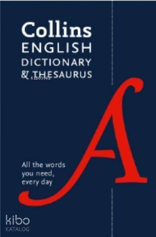 Collins English Dictionary & Thesaurus -All the words you need (New) - 1