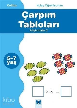 Collins kolay Öğreniyorum - Çarpım Tabloları Alıştırmalar 2 (5-7 Yaş); Kolay Öğreniyorum - 1