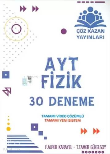 Çöz Kazan Yayınları AYT Fizik 30’ lu Deneme Video Çözümlü Çöz Kazan - 1