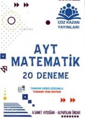 Çöz Kazan Yayınları AYT Matematik 20’ lİ Deneme Video Çözümlü Çöz Kazan - 1