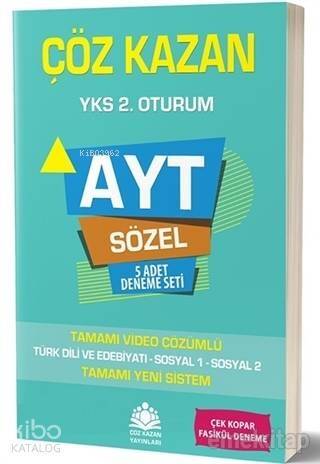 Çöz Kazan Yayınları AYT Sözel 5 Adet Deneme Seti - 1