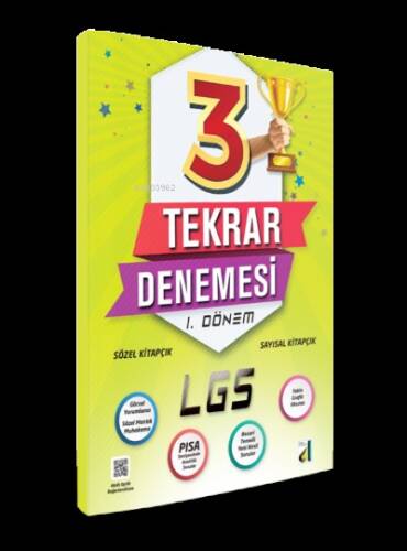 Damla Eğitim LGS 3’lü Tekrar Denemesi / 1. Dönem - 1