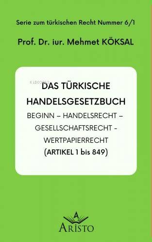 Das türkische Handelsgesetzbuch - 1