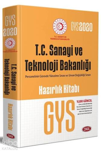 Data Yayınları 2020 GYS T.C. Sanayi ve Teknoloji Bakanlığı Hazırlık Kitabı - 1