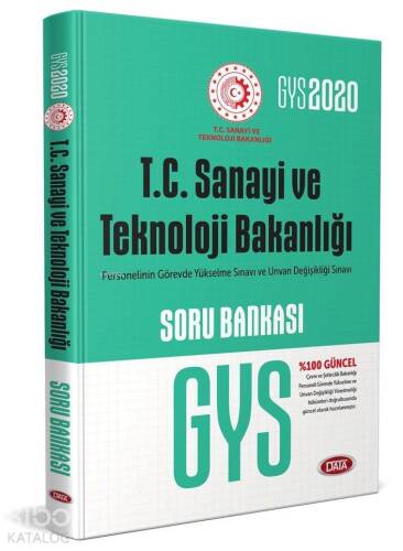 Data Yayınları 2020 GYS T.C. Sanayi ve Teknoloji Bakanlığı Soru Bankası - 1