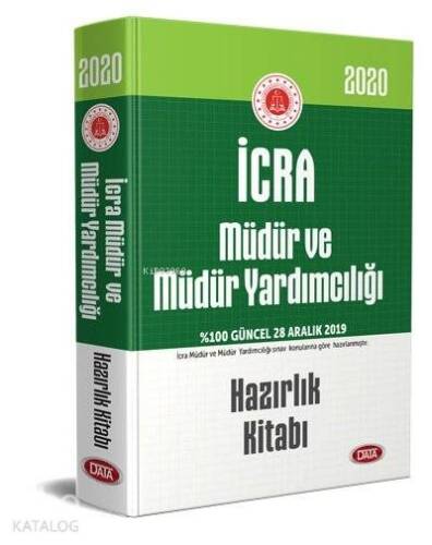 Data Yayınları 2020 İcra Müdür Yardımcılığı Hazırlık Kitabı - 1